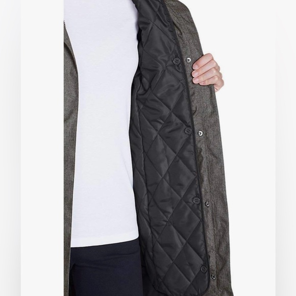 Eddie Bauer Girl on the Go gray coat with detachable hood and lining. Size 3XL - Picture 10 of 15